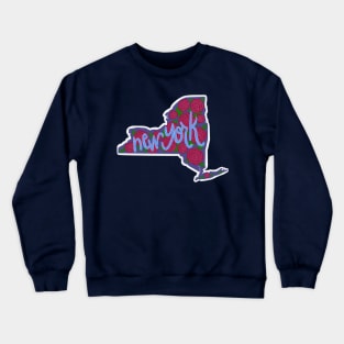 New York State Flower Crewneck Sweatshirt